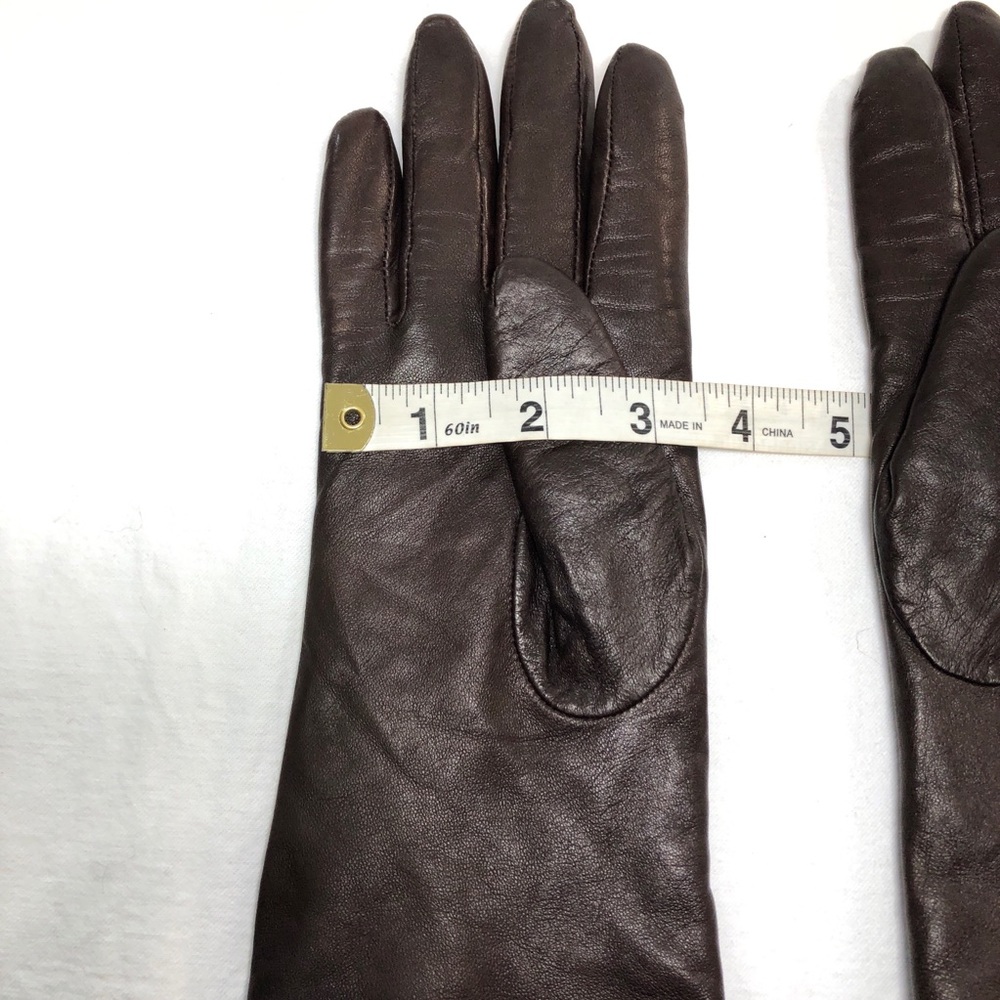 🔵 LL Bean Cashmere Lined Leather Gloves - Picture 8 of 8